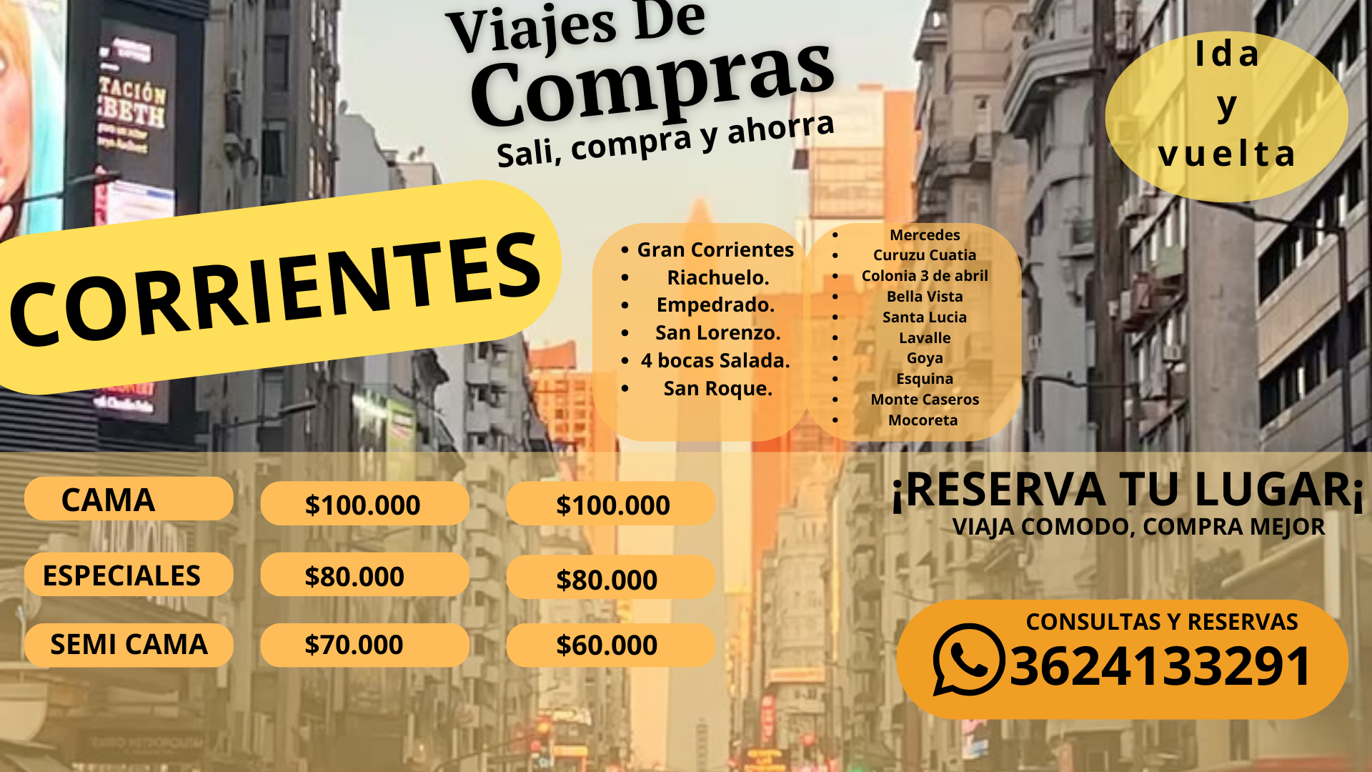 Tarifas Chaco